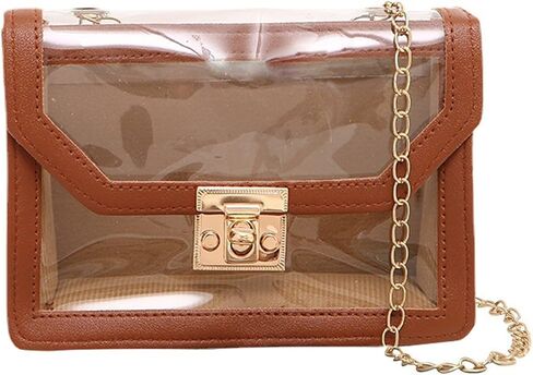 UEOE Clear Bag Stadium Approved, Clear Purses for Women, See Through Crossbody Bag for Concert & Sports Events in Saudi Arabia