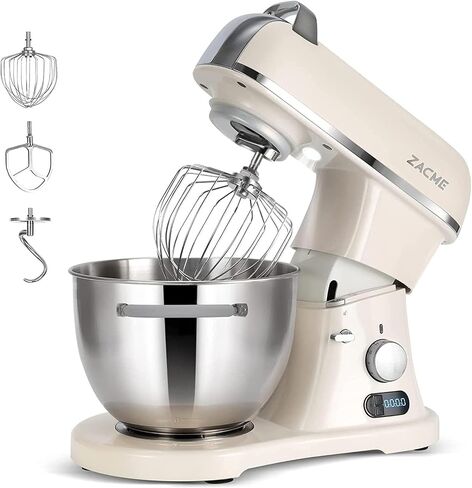 8.4QT Commercial Stand Mixer 800W with Aluminum Die Casting Meets the Standard of NSF/ANSI 8-2023, Mixers Kitchen Electric Stand Mixer with Stainless Steel 8L Bowl, Dough Hook, Whisk and Beater in Kuwait