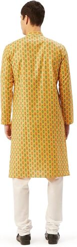 Maple Clothing Kurta Pajama Printed Cotton Indian Apparel for Men in Saudi Arabia