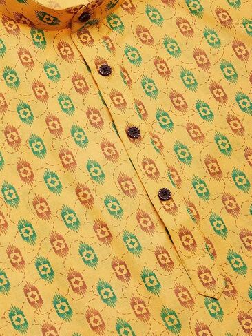 Maple Clothing Kurta Pajama Printed Cotton Indian Apparel for Men in Saudi Arabia