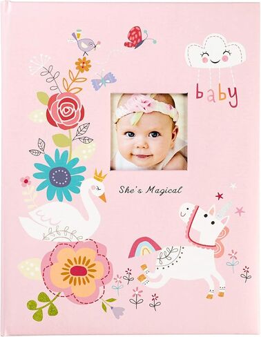 C.R. Gibson ''Twinkle Twinkle Little Star'' Blue Baby Memory Book for Boys, 48 Pages, 9.1'' x 11.5'' in Saudi Arabia