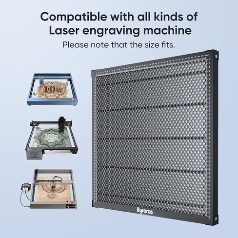 طاولة عمل على شكل قرص العسل مقاس 445 × 445 مم (17.5 بوصة × 17.5 بوصة) منطقة عمل (400 × 400 مم) سرير على شكل قرص العسل مزود بلوحة ألومنيوم للنقش وتبديد سريع للحرارة وحماية سطح المكتب in Kuwait