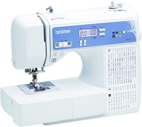 Brother XR9550 Sewing and Quilting Machine (White) Bundle with 36-Piece Bobbins and Sewing Threads with Case (2 Items) in Saudi Arabia