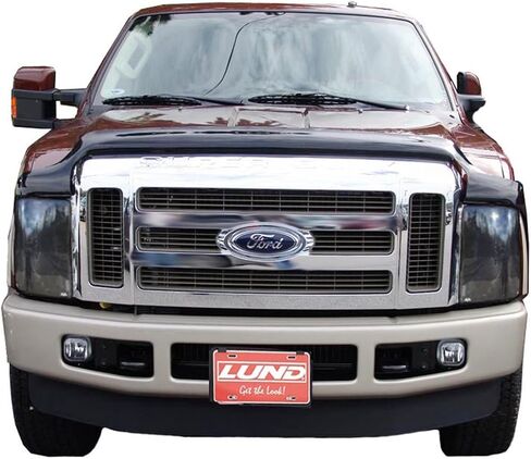 Auto Ventshade [AVS] Hoodflector / Bug Shield | 2008 - 2010 Ford F-250, F-350 Super Duty, Medium Profile - Smoke, 1 pc. | 21004 in Saudi Arabia