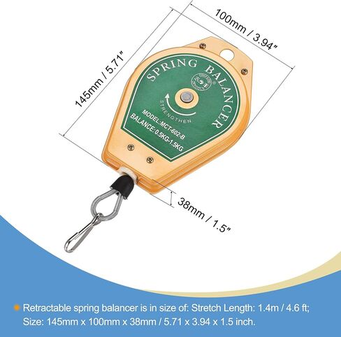 أداة تعليق موازن زنبركي قابل للسحب من MECCANIXITY 6.6-11 رطل (3-5 كجم) لخط التجميع مع ملحقات التركيب in Saudi Arabia
