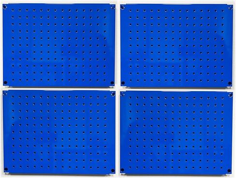 HantekSteel Metal Pegboard بطول 30.48 سم × عرض 40.64 سم منظم حائط عالي التحمل لتخزين أدوات المرآب المنزلي 4 قطع باللون الأخضر in Saudi Arabia