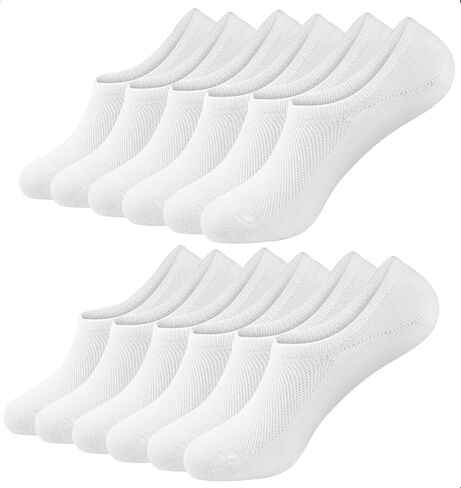 No Show Socks Men, Low Cut Ankle Socks for Men Invisible Cotton Socks for Loafer Non Slip Socks Size 9-11/10-13 in Saudi Arabia
