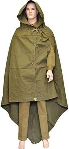 Made in Ussr Poncho Original Soviet Cloak - Soviet Canvas Ussr Canvas - WWII Canvas Soldier Cloak - Russian Army WWII Soviet Army Tent - Type Soldier Field Soviet Raincoat - Cloak Plasch-palatka in Saudi Arabia