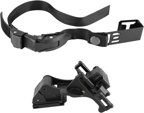 NITRIP Helmet Bracket Base Set, Anti-Vibration Helmet Mount Holder Bracket, Lightweight Helmet Mount, Action Cameras for Night Vision Goggles Cycling Riding in Kuwait
