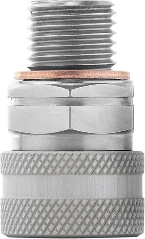 قابس صمام تصريف الزيت Stahlbus M14x1.5x12mm فولاذ - نظيف، سهل، لا يوجد تغيير زيت للأدوات - يتضمن قابس تصريف الزيت، غسالة، غطاء، موصل، خرطوم سيليكون in Saudi Arabia