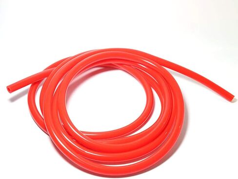 LTI Universal 10 Feet Length Universal 3mm (1/8 Inch) Inner Diameter High Performance Silicone Vacuum Hose Line (3MM, RED) in Saudi Arabia
