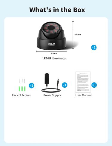 مصباح Tonton VR Illuminator بالأشعة تحت الحمراء لـ Quest 2، Quest 3، PSVR2، PS5 VR2، تتبع اليد المحسن، تحسين الحساسية، تقليل الانجراف، وتجربة ألعاب غامرة بدون إزعاج الضوء (أسود) in Saudi Arabia