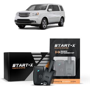Start-X Remote Starter Kit + 3000ft 2 Way Range Extender for Honda Pilot (2009, 2010, 2011, 2012, 2013, 2014, 2015) Vehicles with Key Ignition in Saudi Arabia