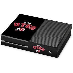 ملصق Skinit المخصص للألعاب متوافق مع وحدة تحكم Xbox One - تصميم شعار College Utah Utes مرخص رسميًا in Kuwait