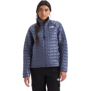 سترة The North Face النسائية المعزولة ThermoBall (مقاس قياسي وحجم كبير) - مقاومة للرياح والماء، جيوب آمنة بسحاب، توهج نكة، مقاس صغير in Saudi Arabia