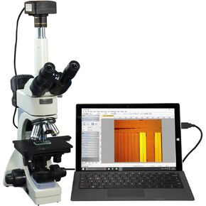 OMAX 40X-2500X USB3 5MP Infinity Trinocular Metallurgical Microscope + Transmitted/Reflected Light in Saudi Arabia