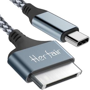 Herfair 10FT USB C إلى 30Pin كابل شاحن بديل سلك شحن متوافق مع i-Phone 4/4s/3G/3GS & i-Pad 1 2 3 & i-Pod Touch 4 3 2 1، Classic/Nano Series 2 3 4 5 6 in Kuwait