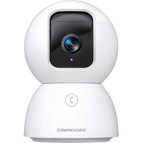 كاميرا Lexip Snowman واي فاي داخلية، 3K 5MP فائقة الدقة، 355 درجة عموم/110 درجة إمالة، الذكاء الاصطناعي لتتبع الإنسان/الحيوانات الأليفة، رؤية ليلية خالية من اللون الأحمر، 64 جيجابايت متضمنة، مكالمات صوتية، درع الخصوصية التلقائي، صوت ثنائي الاتجاه in Kuwait