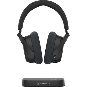سماعات تلفزيون Sennheiser RS ​​255 - سماعات رأس بلوتوث وحزمة جهاز الإرسال - سماعات رأس لاسلكية ذات زمن وصول منخفض مع صوت محيطي افتراضي ووضوح الكلام وتقنية Auracast - بطارية 50 ساعة in Kuwait