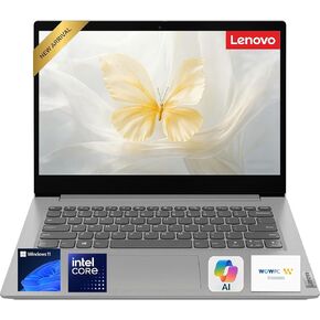 كمبيوتر محمول Lenovo مقاس 14 بوصة • معالج Intel 4 Core • ذاكرة DDR4RAM سعة 4 جيجابايت • محرك أقراص SSD سعة 512 جيجابايت • رسومات Intel UHD • Wi-Fi 5 • HDMI • عمر بطارية طويل • Windows 11 • WOWPC USB in Kuwait
