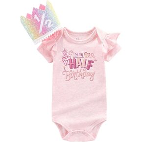 إنها نصف الطريق لطفلة واحدة، ثوب فضفاض لعيد ميلادي نصفه في منتصف الطريق إلى كعكة Sweet Girl الأولى in Kuwait