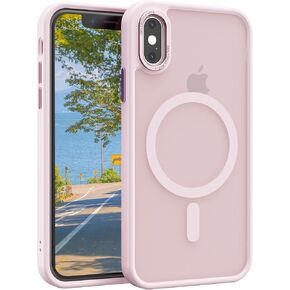 Magnetic for iPhone 17 Phone Case, [Compatible with MagSafe], Screen Protector X1, [Military Grade Drop Protection],Matte Finish,Slim,Shockproof,Protective (Matcha Green, iPhone 17) in Saudi Arabia