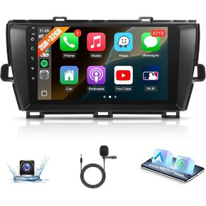 Naifay Android Car Radio for Toyota Prius 2010-2015، 2+32G 9 بوصة IPS شاشة تعمل باللمس لسيارة Toyota Prius ستيريو مع Carplay Android Auto Bluetooth FM GPS WiFi SWC + Can Bus (تناسب إصدار J.B.L) in Kuwait