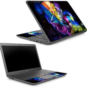 غلاف MightySkins متوافق مع HP Chromebook 14 G5 - Midnight Mishail | غطاء ملتف واقٍ ومتين وفريد ​​من نوعه من الفينيل | سهل التطبيق والإزالة وتغيير الأنماط | صنع في الولايات المتحدة الأمريكية in Kuwait