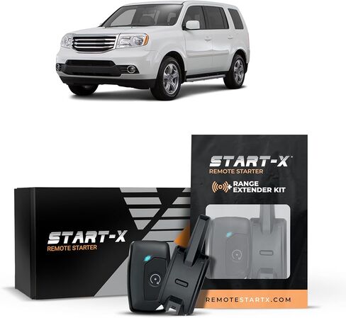 Start-X Remote Starter Kit + 3000ft 2 Way Range Extender for Honda Pilot (2009, 2010, 2011, 2012, 2013, 2014, 2015) Vehicles with Key Ignition in Saudi Arabia