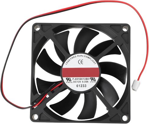 إنشاء فكرة 2Pin مروحة حجم الهواء الكبيرة F-8015H12BII 12V 0.35A لمضيف الكمبيوتر 80 مم in Kuwait
