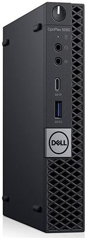 كمبيوتر سطح المكتب Dell Optiplex 5060 Micro، Intel Core i5-8500T 2.1 جيجا هرتز، 16 جيجا DDR4، 256 جيجا SSD، Windows 11Pro (متجدد) in Kuwait