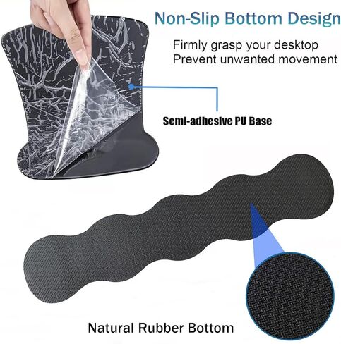 Ergonomic Keyboard Wrist Support Pad and Wrist Support Mouse Pad, Anti-Slip with Gel Memory Mouse Pad Set, Suitable for Office Use/Home Use - Colorful Rose Flower Skull in Saudi Arabia