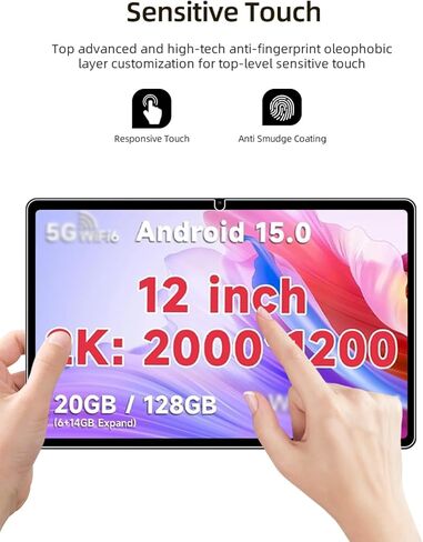 واقي شاشة لجهاز PEICHENG T30 MAX Tablet Android 15 12 بوصة، طبقة من الزجاج المقوى عالي الدقة مقاوم للخدش لحماية السقوط PEICHENG T30 MAX، حساس للمس، مضاد لبصمات الأصابع، عبوة واحدة. in Kuwait