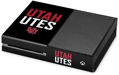 Skinit Decal Gaming Skin Compatible with Xbox One Console - Officially Licensed College University of Utah Interlocking U Design in Saudi Arabia