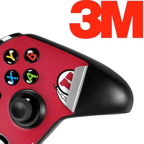 Skinit Decal Gaming Skin Compatible with Xbox One S Controller - Officially Licensed College Utah Utes Text on Red Design in Saudi Arabia
