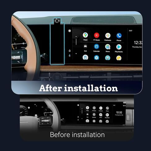 حامل هاتف السيارة لهاتف Hyundai Santa Fe 2024 2025، ملحقات Hyundai Santa Fe، دوران 360 درجة، إصدار زر واحد لهاتف iPhone، Samsung، Google، جميع الهواتف الذكية in Kuwait