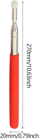 Generic Telescopic Teacher Pointer Teaching Rod, Multifunctional Handheld Extendable for School Conference Presentation Supplies, Red in Saudi Arabia