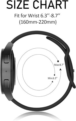 AK Silicone Bands Compatible with Amazfit Active 2 / Active Watch Band Women Men, Soft Replacement Strap for Amazfit GTS 4 3 2 2e/GTS 4 2 Mini/GTR mini/Bip 3/3 Pro/Bip U Pro/Bip S Lite in Saudi Arabia