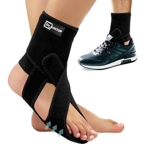 AFO Foot Drop Brace for Walking, Plantar Fasciitis Night Splint, Ankle Foot Orthosis, Drop Foot Brace w/Arch Support Relief Pain for TBI, ALS, MS, Stroke, Fracture, Spinal Cord Injury Left in Saudi Arabia