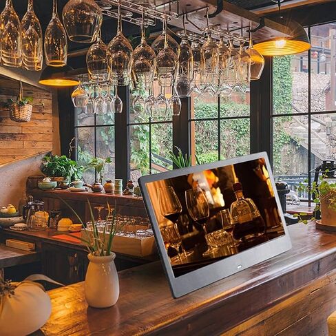 إطار الصورة الرقمية 10 بوصة إطار الصورة الرقمية مع 1024x600 شاشة معاينة الصورة مشغل فيديو دعم USB وبطاقة SD جودة هدية in Saudi Arabia