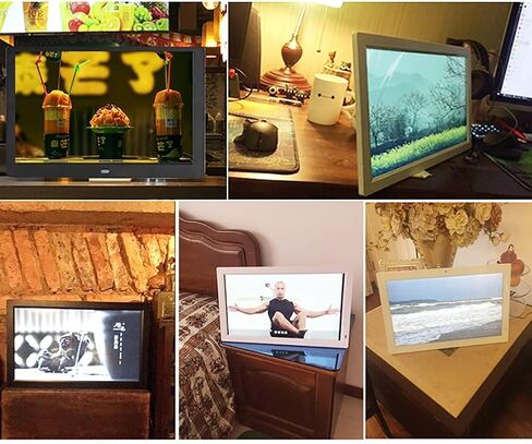إطار الصورة الرقمية 10 بوصة إطار الصورة الرقمية مع 1024x600 شاشة معاينة الصورة مشغل فيديو دعم USB وبطاقة SD جودة هدية in Saudi Arabia