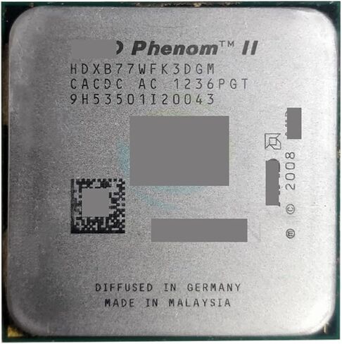 معالج وحدة المعالجة المركزية ثلاثي النواة ph II X3 B77 3.2 جيجا هرتز HDXB77WFK3DGM مقبس AM3 in Saudi Arabia