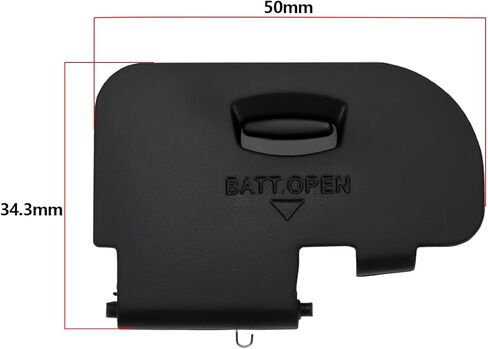 2pcs Camera Battery Door Cover Battery Lid Cap Repair Part Compatible with Canon 5D Mk III Mark III 3 Black Battery Compartment Cover in Saudi Arabia