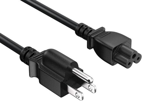 سلك طاقة تيار متردد للكمبيوتر الدفتري بطول 15 قدم و3 شقوق IEC320 C5 إلى NEMA 5-15P in Saudi Arabia