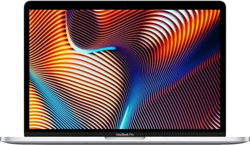 2019 Apple MacBook Pro مع معالج Intel Core i7 بسرعة 2.8 جيجا هرتز (13 بوصة، ذاكرة وصول عشوائي 16 جيجابايت، تخزين SSD سعة 1 تيرابايت) (QWERTY English) فضي (متجدد) in Kuwait