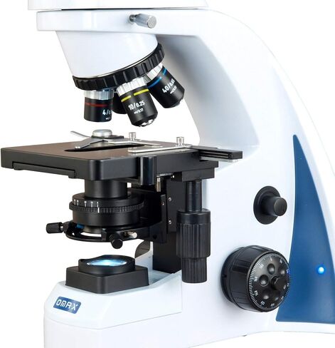 OMAX 40X-2500X USB3 18MP Plan Infinity Trinocular Siedentopf LED Lab Compound Biological Microscope in Saudi Arabia