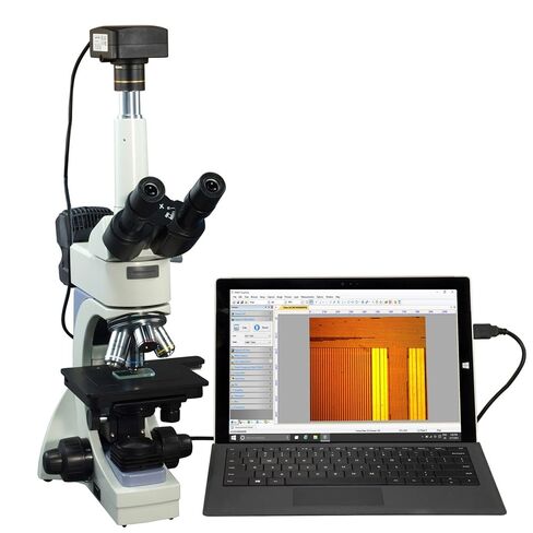 OMAX 40X-2000X USB3 5MP Infinity Trinocular Metallurgical Microscope + Transmitted/Reflected Light in Saudi Arabia