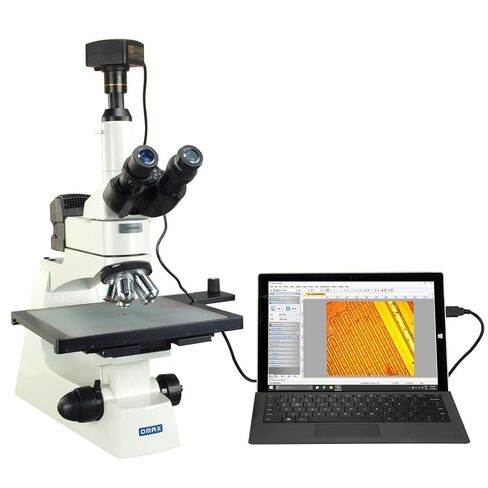 OMAX 40X-400X USB3 18MP Large Stage Trinocular Infinity Polarizing Industrial Inspection Microscope in Saudi Arabia