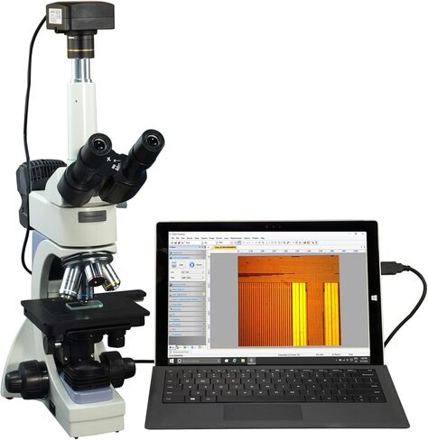 OMAX 40X-2500X USB3 5MP Infinity Trinocular Metallurgical Microscope + Transmitted/Reflected Light in Saudi Arabia