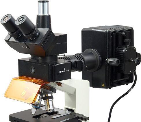 مجهر مختبر بيولوجي OMAX 40X-1600X 18MP USB 3.0 رقمي EPI-Fluorescent ثلاثي العينيات in Kuwait